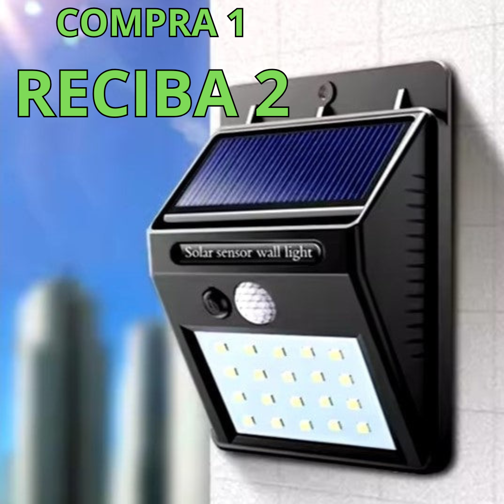 COMPRA 1 Y RECIBA 2 - ECOLIGHT: LÁMPARA DE ENERGÍA SOLAR