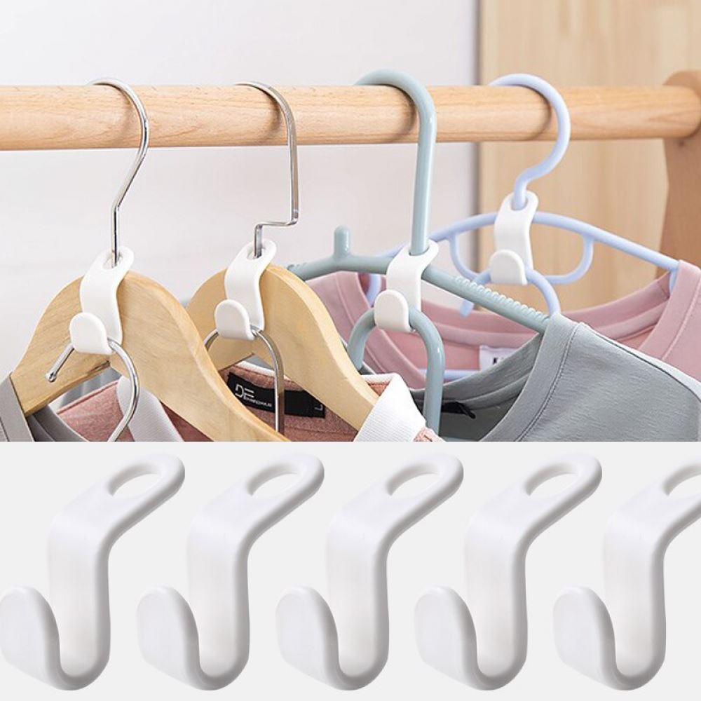 Ganchos Smart Closet Pensamento Criativo 10 Unidades 